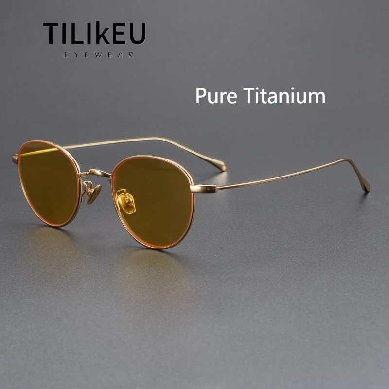 Japanese Retro Oval Small Frame Nylon Sunscreen Shades Women Ultra-light Pure Titanium Driving Night Vision Sunglasses Men UV400
Japanese Retro Oval Small Frame Nylon Sunscreen Shades Women Ultra-light Pure Titanium Driving Night Vision Sunglasses Men UV400