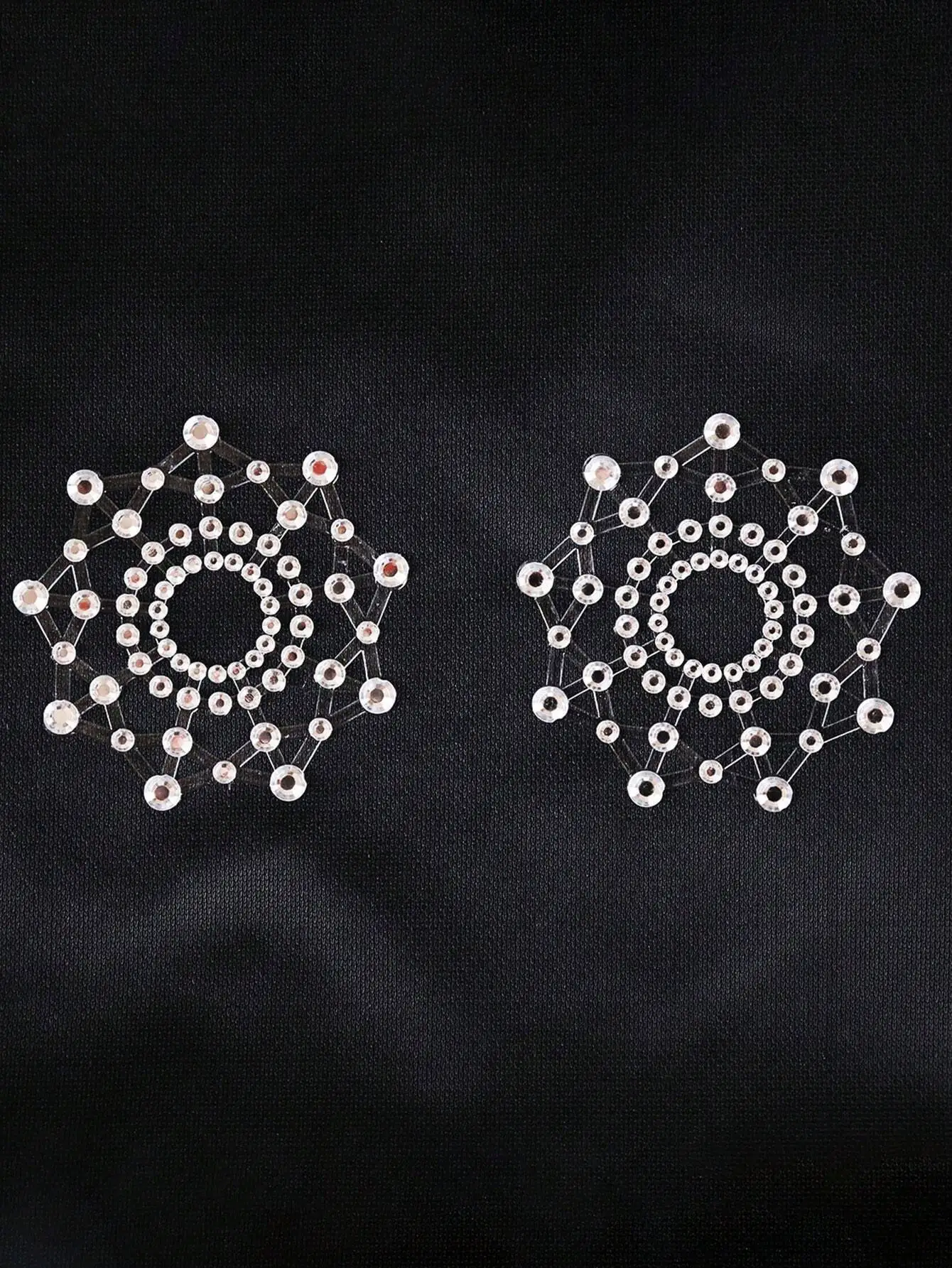 Clear Plastic Geometric Rhinestone Nipple Covers for Festival Wear
Clear Plastic Geometric Rhinestone Nipple Covers for Festival Wear