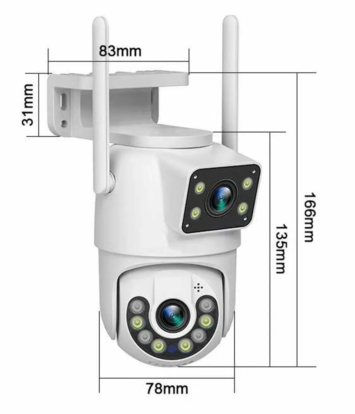 4MP UHD O-kam APP Dual Lens Full Color Wireless PTZ IP Dome Camera AI Humanoid Detection Home Security CCTV Baby Monitor
4MP UHD O-kam APP Dual Lens Full Color Wireless PTZ IP Dome Camera AI Humanoid Detection Home Security CCTV Baby Monitor