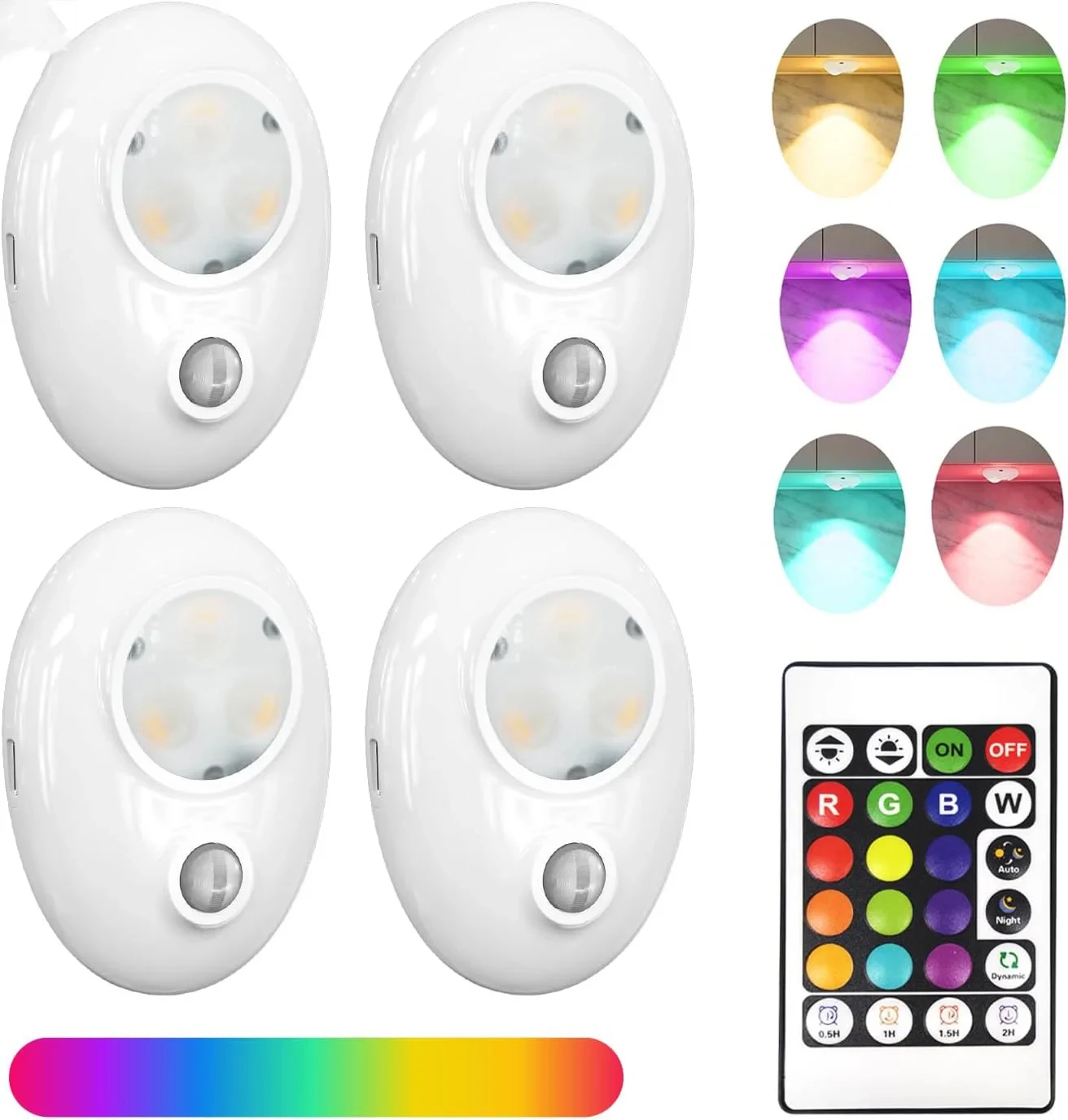 Ночник с датчиком движения, светодиодный RGB-светильник, 600 мАч, USB-перезаряжаемый, с магнитным креплением, для декора комнаты, кухни, шкафа
Ночник с датчиком движения, светодиодный RGB-светильник, 600 мАч, USB-перезаряжаемый, с магнитным креплением, для декора комнаты, кухни, шкафа