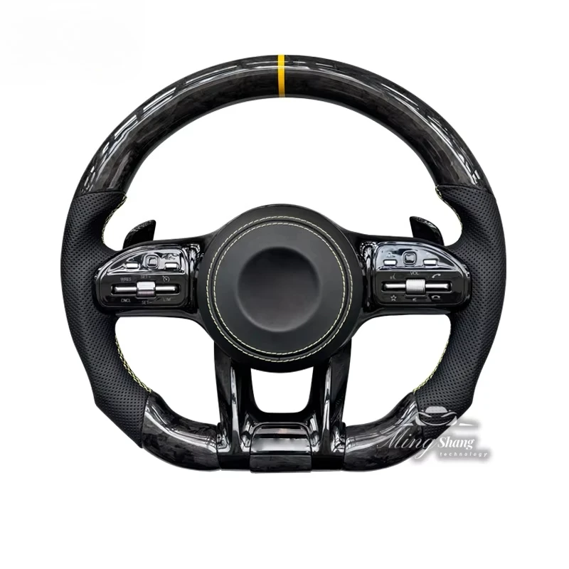 The Yellow label forged steering wheel is suitable for the Mercedes-Benz AECSGV class GLA GLE GLK CLS SLC CLA GL ML Vito upgrade
The Yellow label forged steering wheel is suitable for the Mercedes-Benz AECSGV class GLA GLE GLK CLS SLC CLA GL ML Vito upgrade