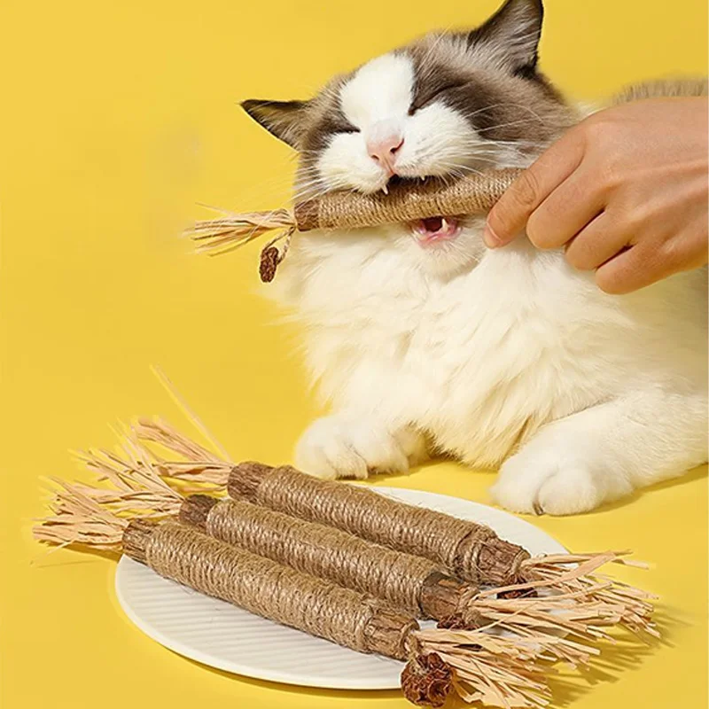 Cat Toys Silvervine Chew Stick Polygonum Kitty Raffia Grass Pet Supplies Cleaning Teeth Stick Pet Bite Cat Toy Hemp Rope
Cat Toys Silvervine Chew Stick Polygonum Kitty Raffia Grass Pet Supplies Cleaning Teeth Stick Pet Bite Cat Toy Hemp Rope