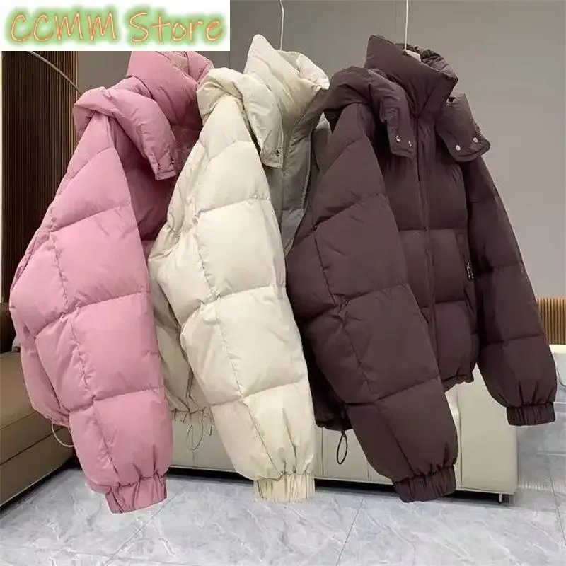Cotton-Padded Coat Ladies New Autumn Winter Korean Down Jacket Women's Parkas Short Bread Outerwear Hooded Cotton Jackets
Cotton-Padded Coat Ladies New Autumn Winter Korean Down Jacket Women's Parkas Short Bread Outerwear Hooded Cotton Jackets