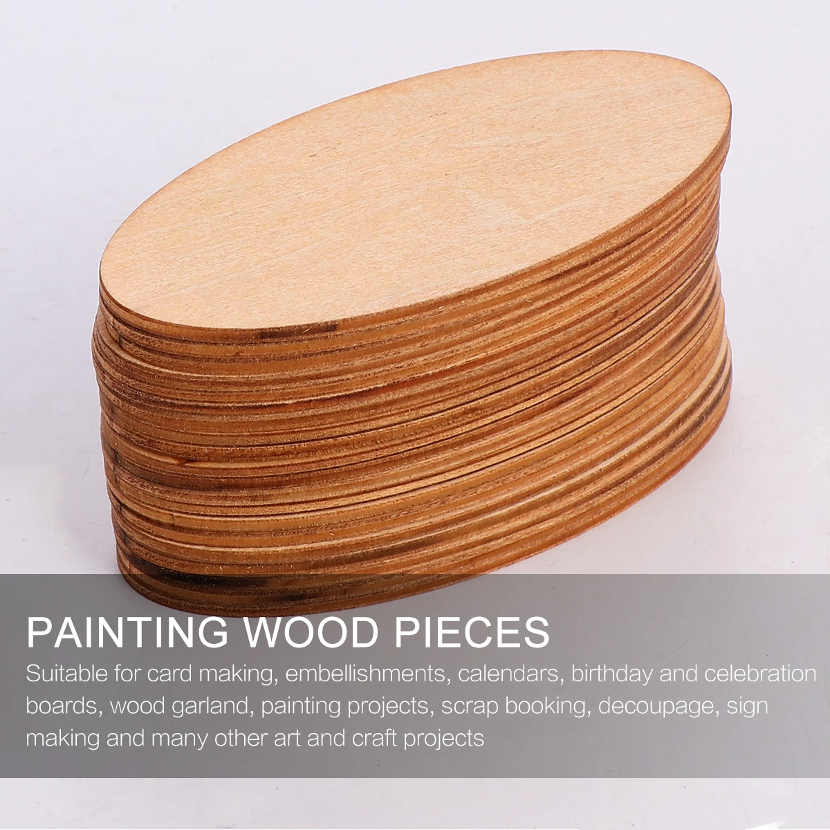 60pcs Wooden Basswood Version Child Chips Rustic Decor Large Oval Cutouts for Crafts DIY Projects Painting Wood Pieces
60pcs Wooden Basswood Version Child Chips Rustic Decor Large Oval Cutouts for Crafts DIY Projects Painting Wood Pieces