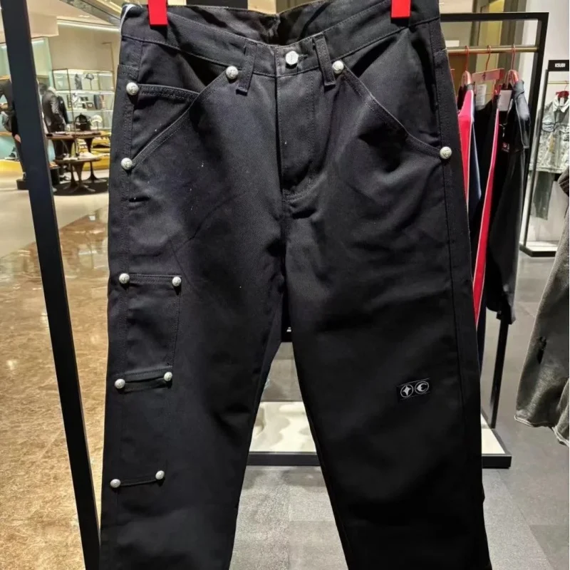 Men Women Thug Club Pants Star Moon Logo Printed Black Comfortable zipper Button Casual Long Trourers
Men Women Thug Club Pants Star Moon Logo Printed Black Comfortable zipper Button Casual Long Trourers