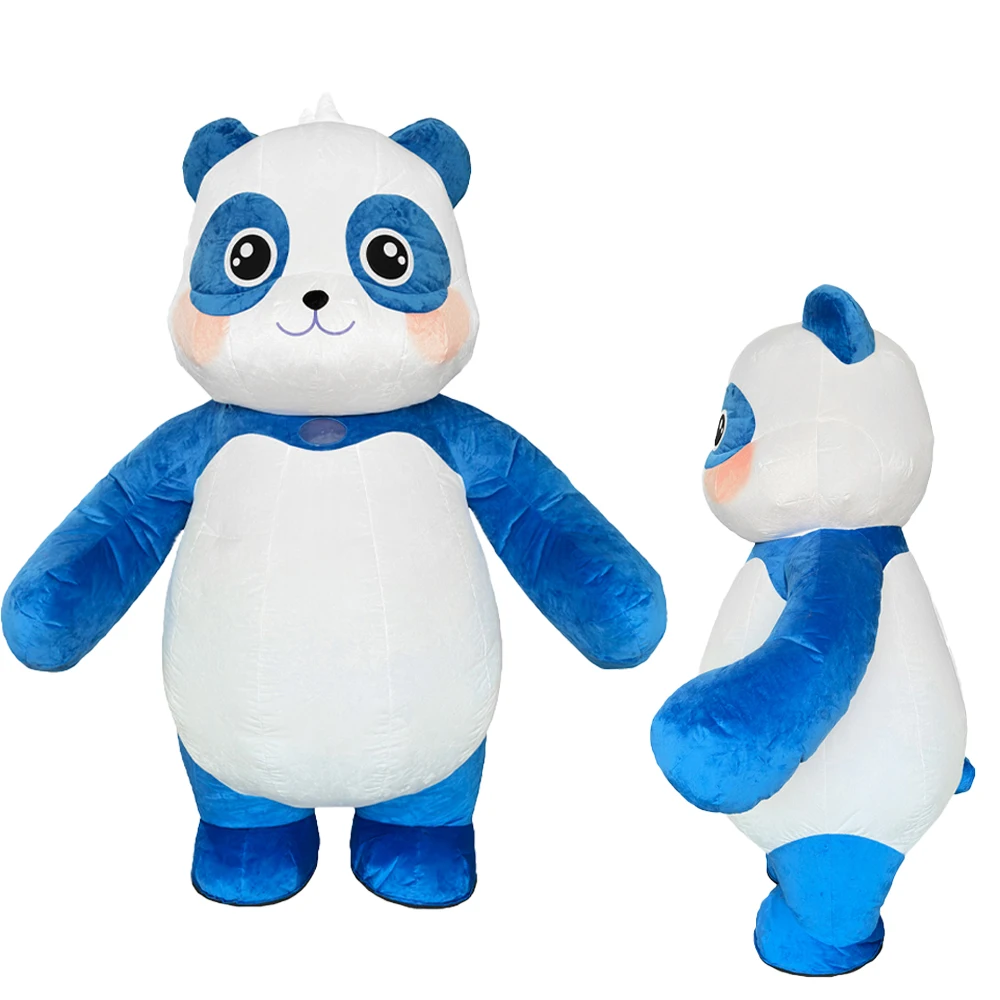 Inflatable Blue Panda Costume Mascot Parade Adult Character Cosplay Animal Birthday Halloween Party Event Plush Set
Inflatable Blue Panda Costume Mascot Parade Adult Character Cosplay Animal Birthday Halloween Party Event Plush Set