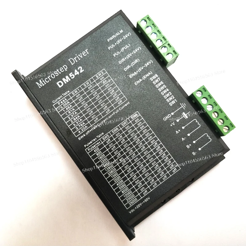 DM420/DM542C/556/860H Шаговый драйвер — плата контроллера цифрового шагового двигателя DSP
DM420/DM542C/556/860H Шаговый драйвер — плата контроллера цифрового шагового двигателя DSP