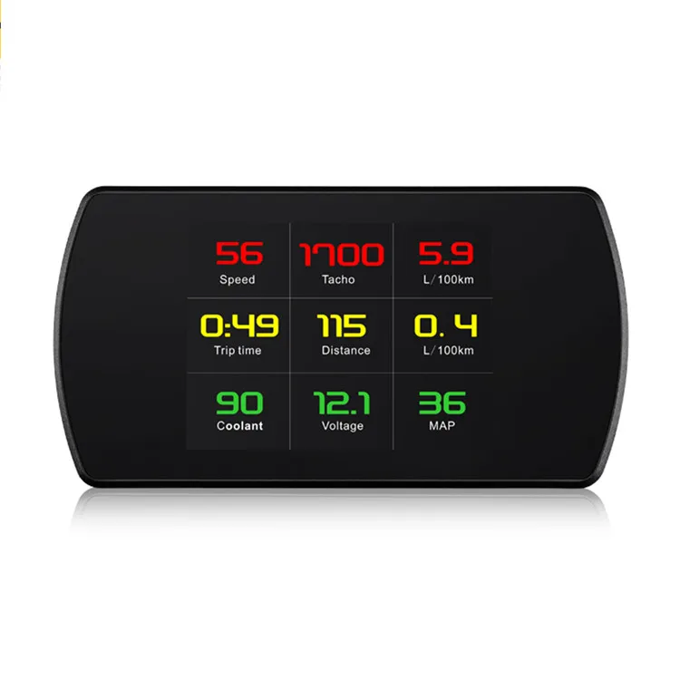 OBD HUD многоязычный 4,3 дюймовый obd2 автомобильный индикатор, Автомобильная сигнализация, превышение скорости, быстрое отображение расхода топлива
OBD HUD многоязычный 4,3 дюймовый obd2 автомобильный индикатор, Автомобильная сигнализация, превышение скорости, быстрое отображение расхода топлива