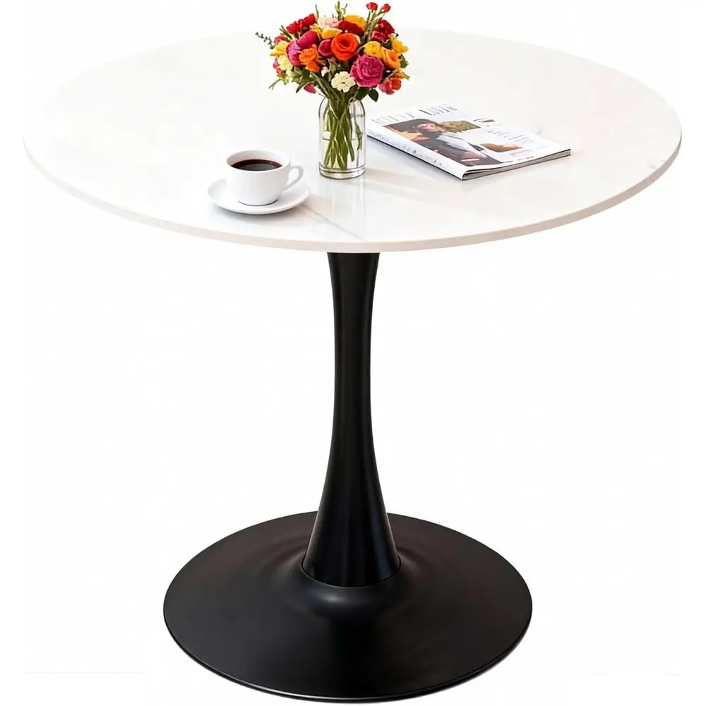 Elegant 31.5 Marble Top Iron Base Round Dining Table for Home and Restaurant Use
Elegant 31.5 Marble Top Iron Base Round Dining Table for Home and Restaurant Use