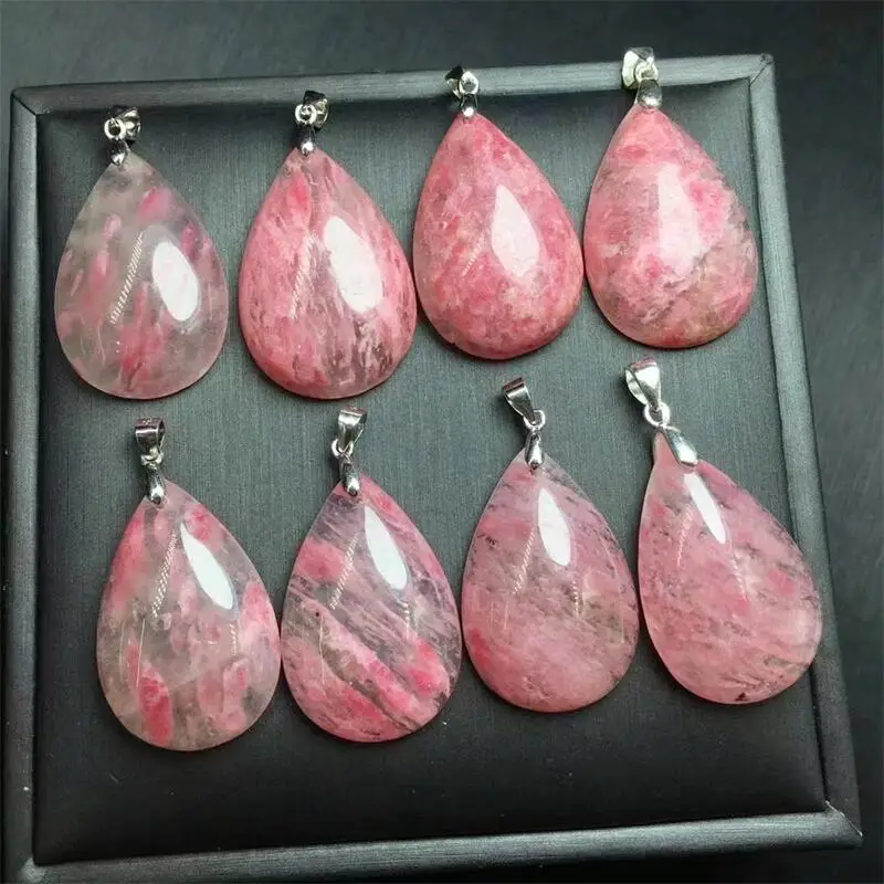 26MM Natural Rhodonite Teardrop Pendant Jewelry Fashion Necklace Earrings Accessories Healing Gift 1PCS
26MM Natural Rhodonite Teardrop Pendant Jewelry Fashion Necklace Earrings Accessories Healing Gift 1PCS