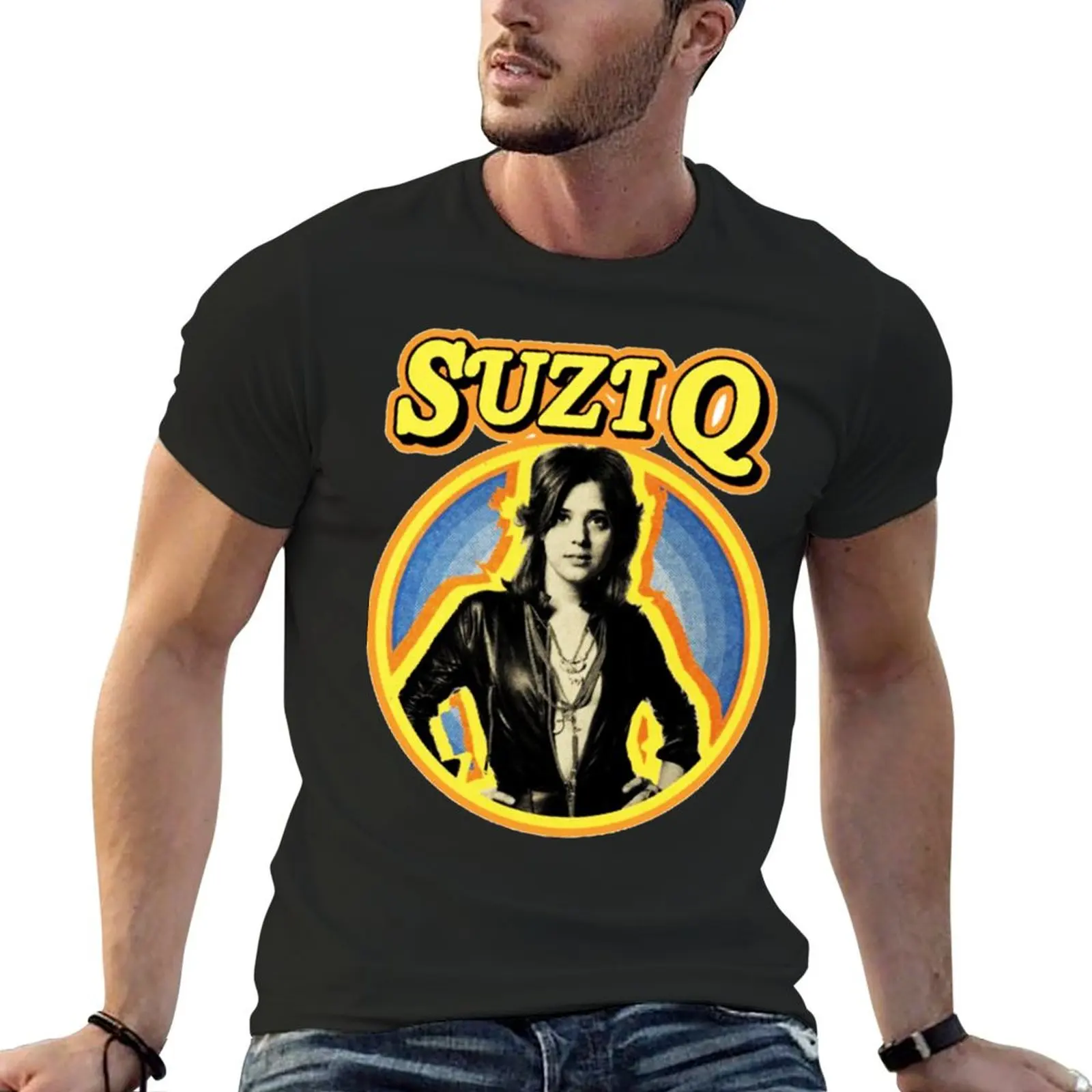 New 2022 logos trend SUZI QUATRO T-Shirt cotton graphic tees vintage clothes vintage t shirt men
New 2022 logos trend SUZI QUATRO T-Shirt cotton graphic tees vintage clothes vintage t shirt men