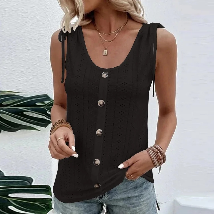Summer New Women's Color Sexy Casual Tank Top Tirt Commute Sle Pure Color Polyester Fiber Single Piece
Summer New Women's Color Sexy Casual Tank Top Tirt Commute Sle Pure Color Polyester Fiber Single Piece