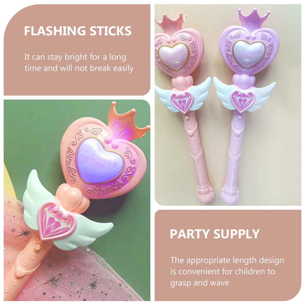 1 set Princess Cloak Toys Kids Fairy Flashing Sticks Handheld Glowing Party Supply Lightweight Durable Long
1 set Princess Cloak Toys Kids Fairy Flashing Sticks Handheld Glowing Party Supply Lightweight Durable Long