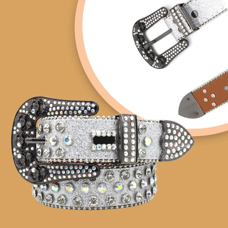 Adult Punk PU Waist Belt with Diamond Skull Buckle Waistband PU Waist Belts for Rock Fan Wear Resistant Adjustable Drop Shipping
Adult Punk PU Waist Belt with Diamond Skull Buckle Waistband PU Waist Belts for Rock Fan Wear Resistant Adjustable Drop Shipping