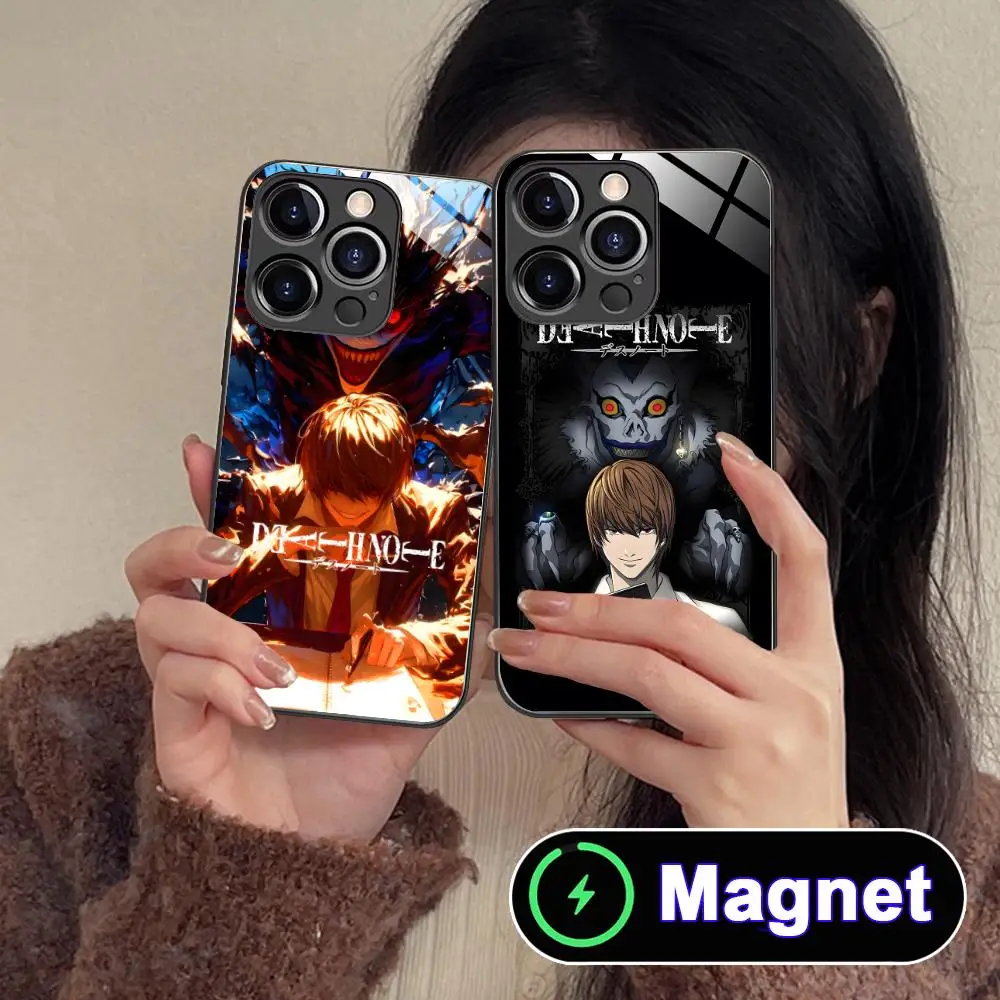 Death Note Kira Light Glass MagSafe Mobile Phone Case for iPhone 17 16 15 14 13 12 11 Air Pro Max Plus Mini Colorful Cover
Death Note Kira Light Glass MagSafe Mobile Phone Case for iPhone 17 16 15 14 13 12 11 Air Pro Max Plus Mini Colorful Cover