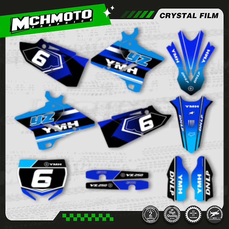 MCHMFG New Style Motorcycle Graphics Decal Stickers For YAMAHA YZ125 YZ250 YZ 125 250 2015-2021 YZ250X 2016-2021
MCHMFG New Style Motorcycle Graphics Decal Stickers For YAMAHA YZ125 YZ250 YZ 125 250 2015-2021 YZ250X 2016-2021