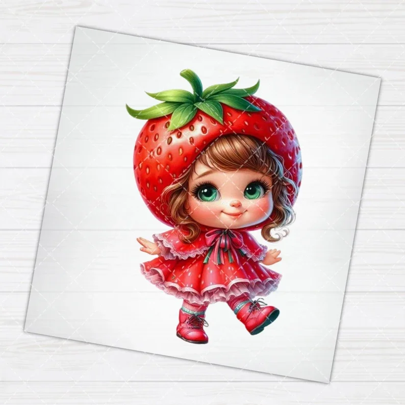 Cute Strawberry Heat Transfer Stickers Iron On Clothes Bags DTF Vinyl Thermal Appliques Washable DIY Patches
Cute Strawberry Heat Transfer Stickers Iron On Clothes Bags DTF Vinyl Thermal Appliques Washable DIY Patches