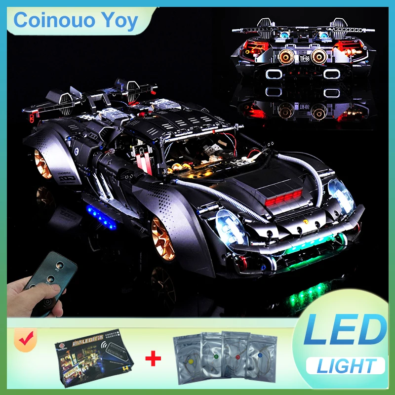 ЛЕГКА для LEGO 10629 Технический спортивный автомобиль, блок, игрушка «сделай сам» (модель без блоков, только светодиодный светильник), набор светильников, подарок для ребенка
ЛЕГКА для LEGO 10629 Технический спортивный автомобиль, блок, игрушка «сделай сам» (модель без блоков, только светодиодный светильник), набор светильников, подарок для ребенка