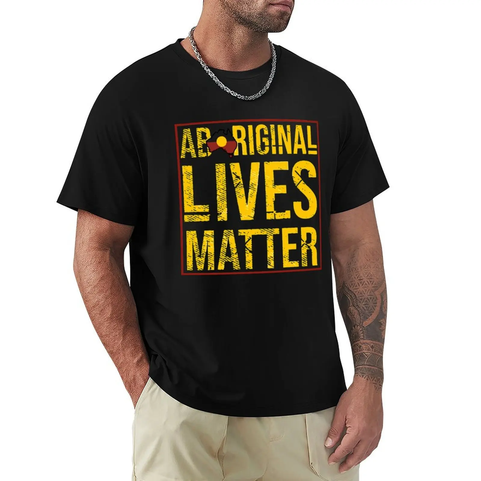 Aboriginal Lives Matter 2 T-Shirt Dry Fit Athletic Short Sleeve Shirt
Aboriginal Lives Matter 2 T-Shirt Dry Fit Athletic Short Sleeve Shirt