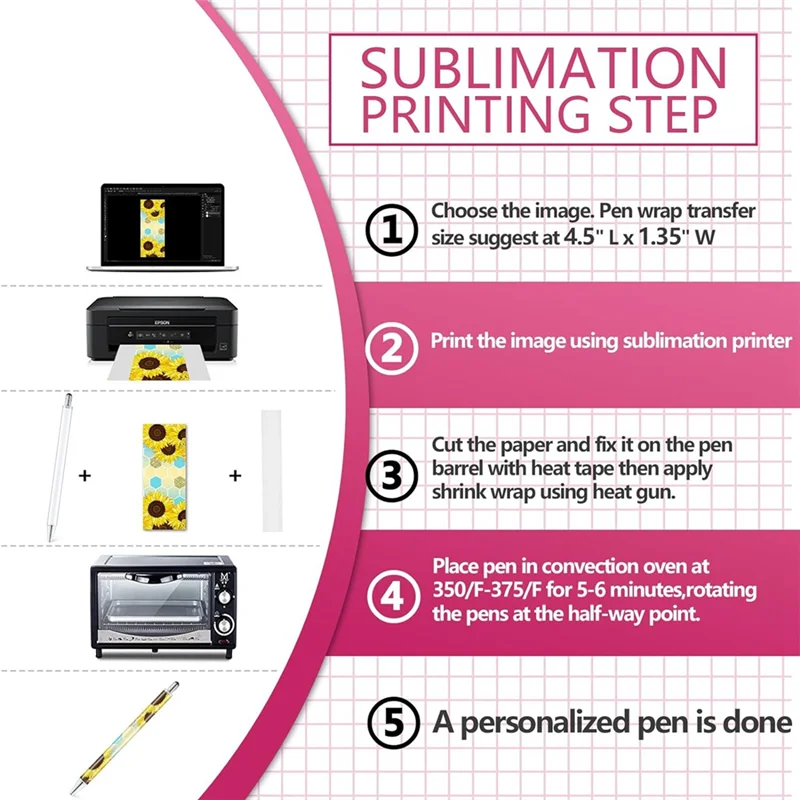 10PCS Sublimation Pen Blank Without Pinch Shrink Packaging, Heat Transfer Sublimation Ballpoint Pen, For DIY Office High Guality
10PCS Sublimation Pen Blank Without Pinch Shrink Packaging, Heat Transfer Sublimation Ballpoint Pen, For DIY Office High Guality