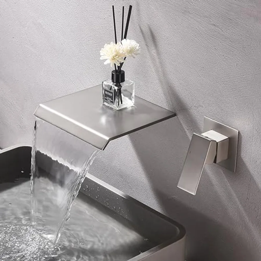 Wateall Wall Mount Faucet Bathroom Bathtub Tub Faucet Single Handle Tub Filler Bathroom Sink Faucets Rough-in Valve Included
Wateall Wall Mount Faucet Bathroom Bathtub Tub Faucet Single Handle Tub Filler Bathroom Sink Faucets Rough-in Valve Included