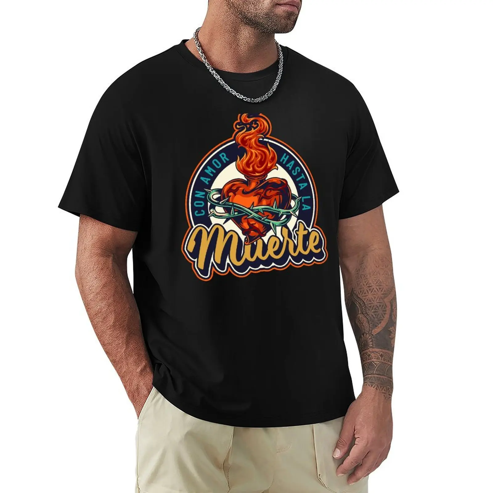 Retro Skull Con Amor Hasta La Muerte Burning Heart T-shirt shirts graphic tees sublime mens graphic t-shirts pack
Retro Skull Con Amor Hasta La Muerte Burning Heart T-shirt shirts graphic tees sublime mens graphic t-shirts pack