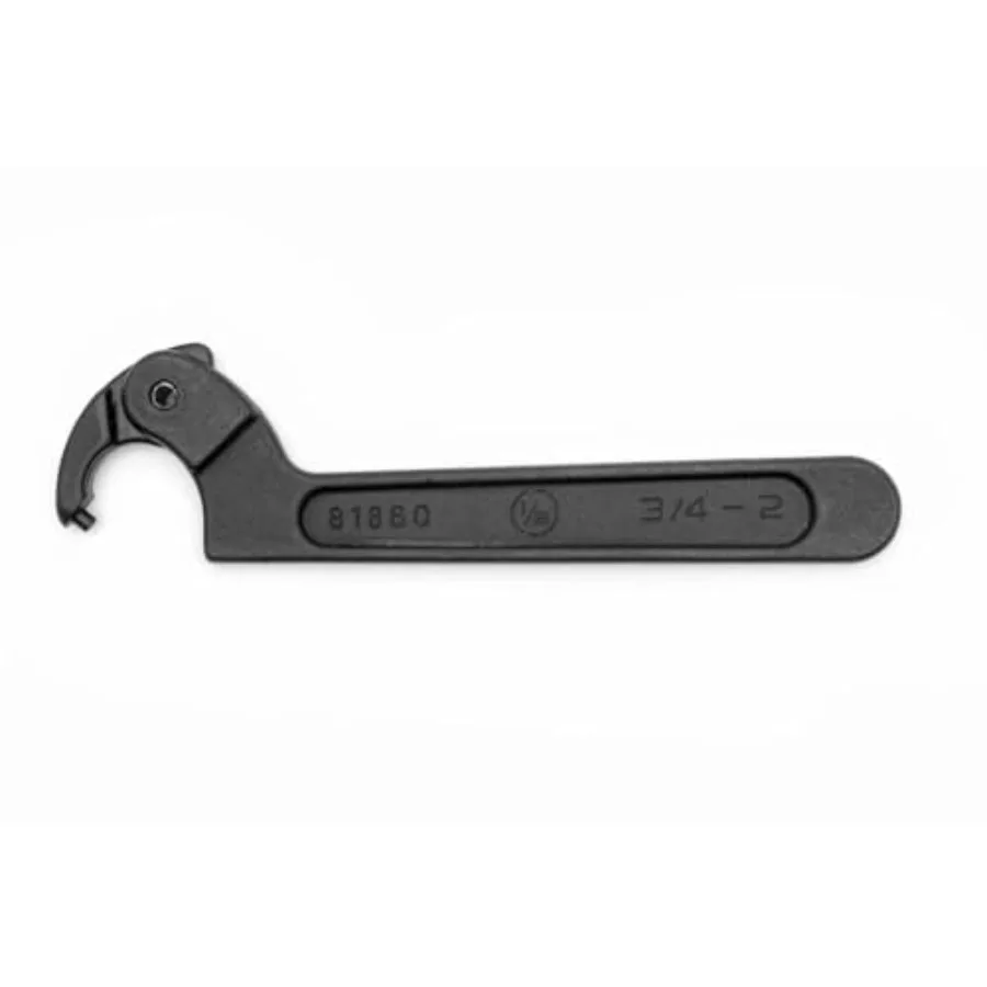 Adjustable Pin Black Oxide Spanner Wrench 1/8" Pin 3/4" to 2" - 81860
Adjustable Pin Black Oxide Spanner Wrench 1/8" Pin 3/4" to 2" - 81860