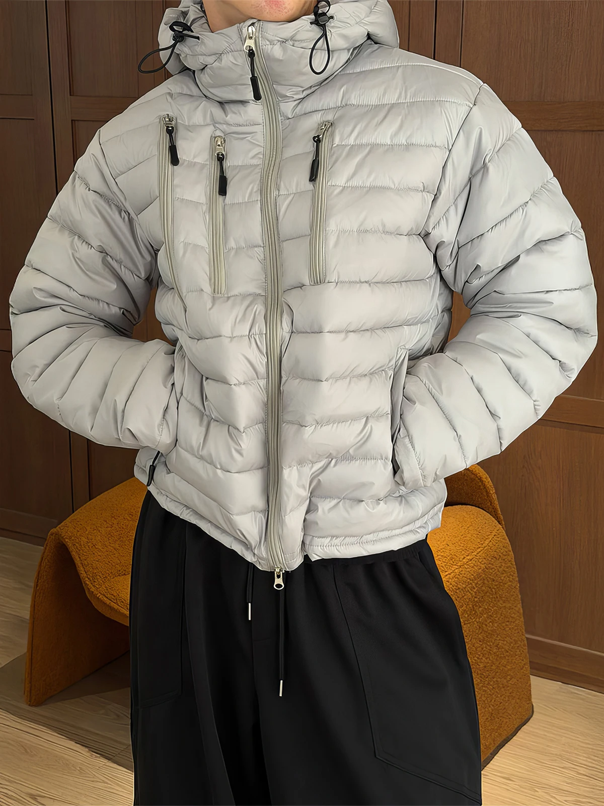 798 Design Men's Lightweight Cotton Jaet Hooded Stand Collar Winter Warmth Faionable Cleanfit Coat Korean Sle Long Sve
798 Design Men's Lightweight Cotton Jaet Hooded Stand Collar Winter Warmth Faionable Cleanfit Coat Korean Sle Long Sve