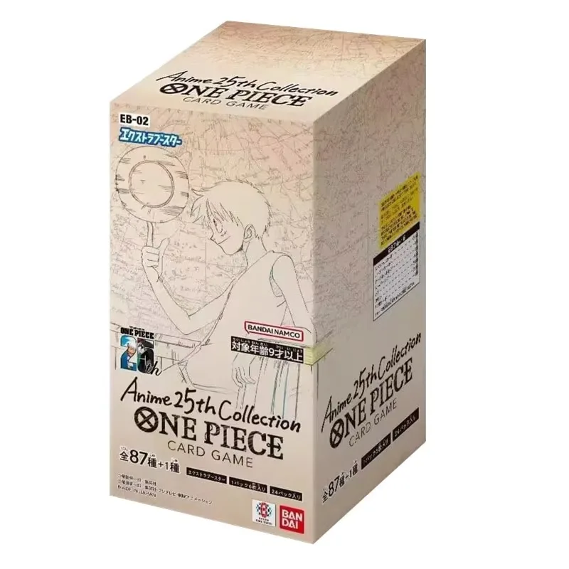 Новейшая оригинальная коробка Bandai в стиле аниме One PieceEB-02, пробуждение новой эпохи, коллекционная карта Tcg, игрушка в подарок
Новейшая оригинальная коробка Bandai в стиле аниме One PieceEB-02, пробуждение новой эпохи, коллекционная карта Tcg, игрушка в подарок