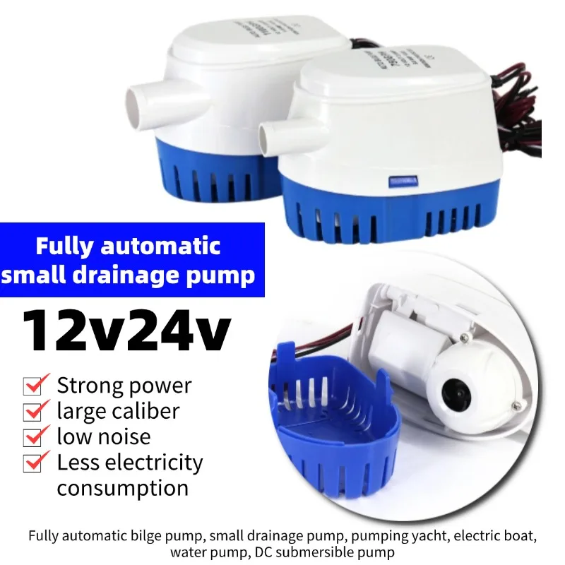 Автоматический трюмный насос 12 В 24 В 750 галлонов в час, 1100 галлонов в час, морской погружной водяной насос для дренажа лодок и яхт
Автоматический трюмный насос 12 В 24 В 750 галлонов в час, 1100 галлонов в час, морской погружной водяной насос для дренажа лодок и яхт