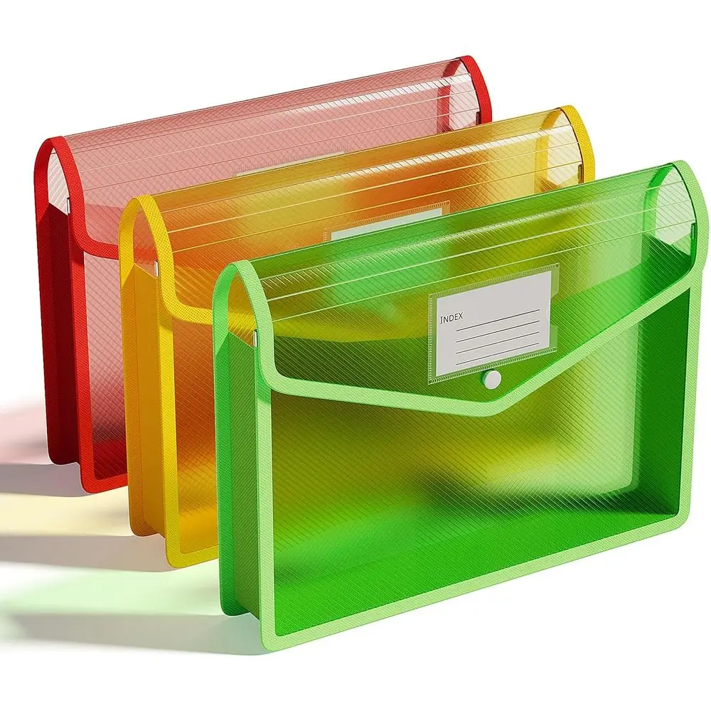 Plastic Expanding File, Transparent with Snap Closure, No Dividers, Large Capacity, Document Organizer for Bills & Taxes, Letter
Plastic Expanding File, Transparent with Snap Closure, No Dividers, Large Capacity, Document Organizer for Bills & Taxes, Letter