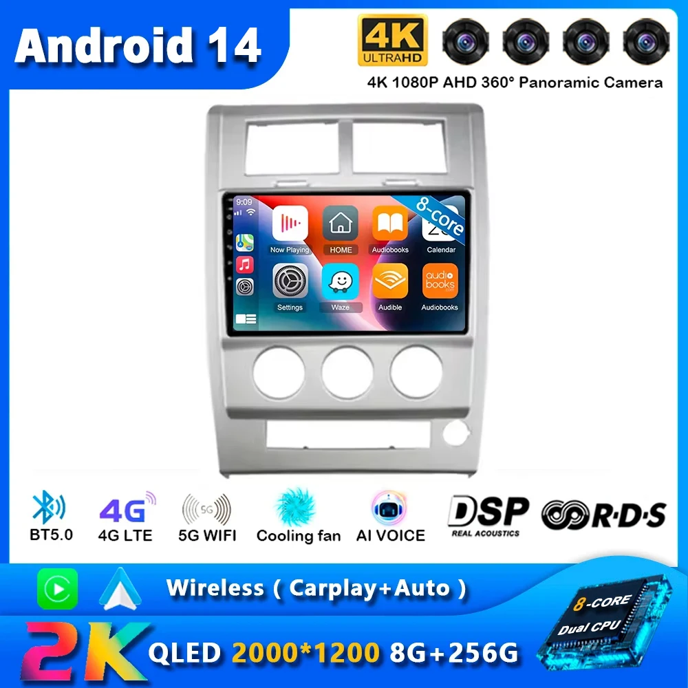 Android 14 For Jeep Cherokee Liberty KK 2007 - 2012 BT Video Player Auto GPS Cam Navigation Multimedia Carplay Radio No 2din DVD
Android 14 For Jeep Cherokee Liberty KK 2007 - 2012 BT Video Player Auto GPS Cam Navigation Multimedia Carplay Radio No 2din DVD