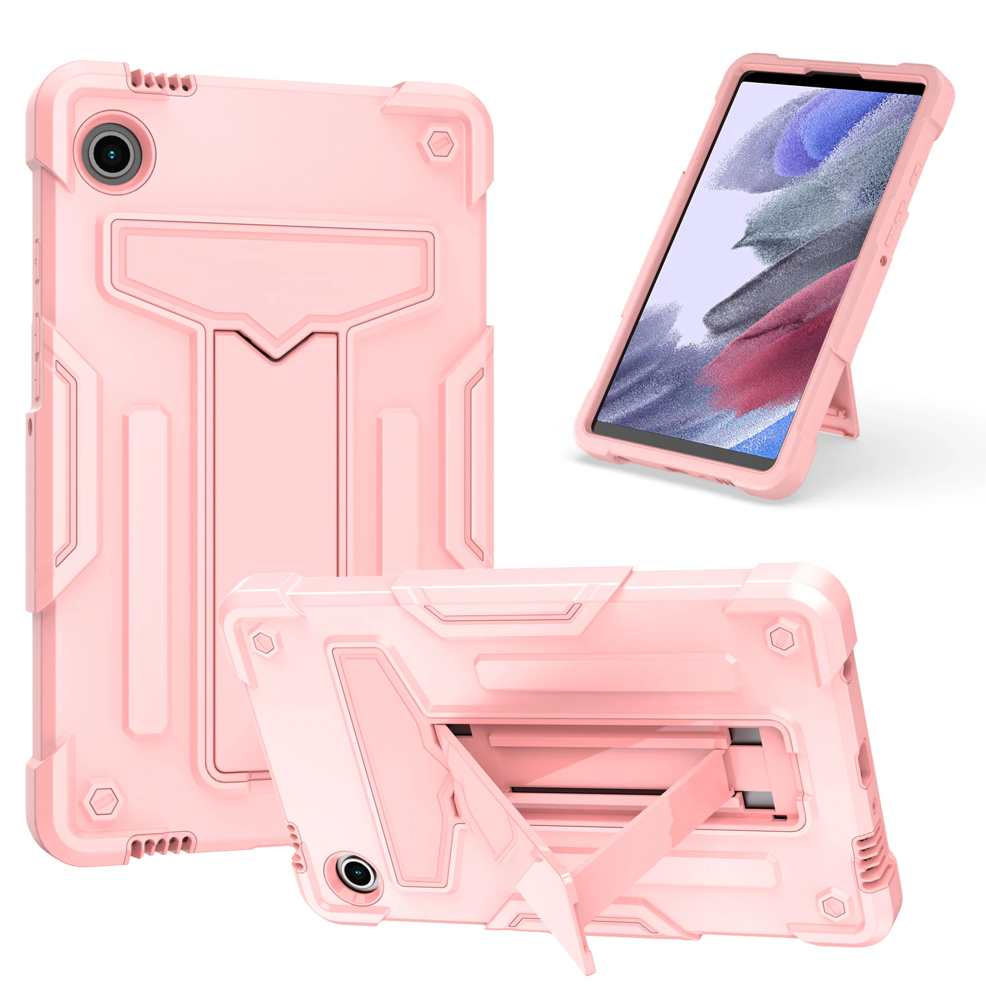 Бронированный чехол для Samsung Galaxy Tab A9 2023 8,7 дюйма SM-X110 X115 X117, сверхпрочный чехол с подставкой, 3-слойная защита, противоударный
Бронированный чехол для Samsung Galaxy Tab A9 2023 8,7 дюйма SM-X110 X115 X117, сверхпрочный чехол с подставкой, 3-слойная защита, противоударный