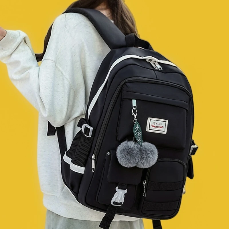 New backpack for female middle school and high school students, Instagram style large capacity backpack, college computer bag
New backpack for female middle school and high school students, Instagram style large capacity backpack, college computer bag