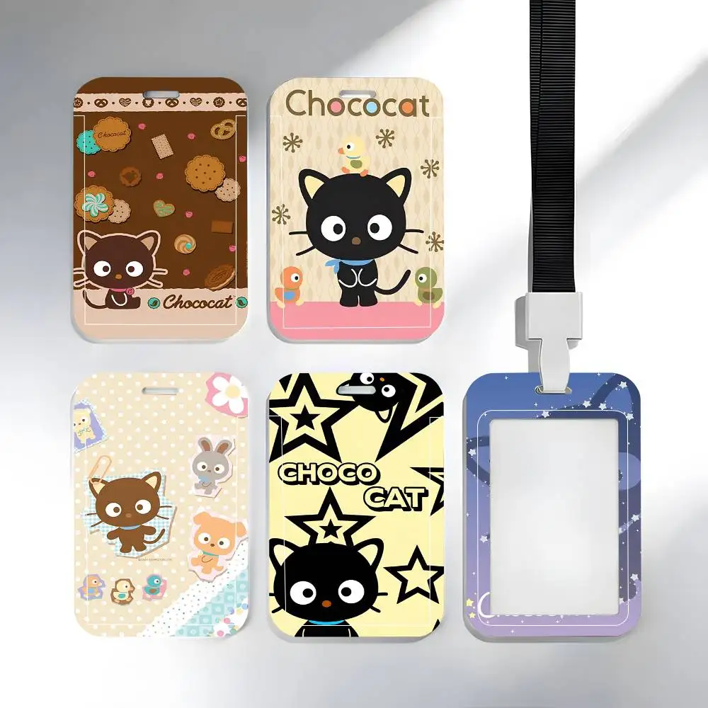 Мультяшные держатели для карт C-Chococat на шнурке, держатели для студенческих удостоверений, держатели для карт на шею, аксессуары для контроля доступа, подарки
Мультяшные держатели для карт C-Chococat на шнурке, держатели для студенческих удостоверений, держатели для карт на шею, аксессуары для контроля доступа, подарки