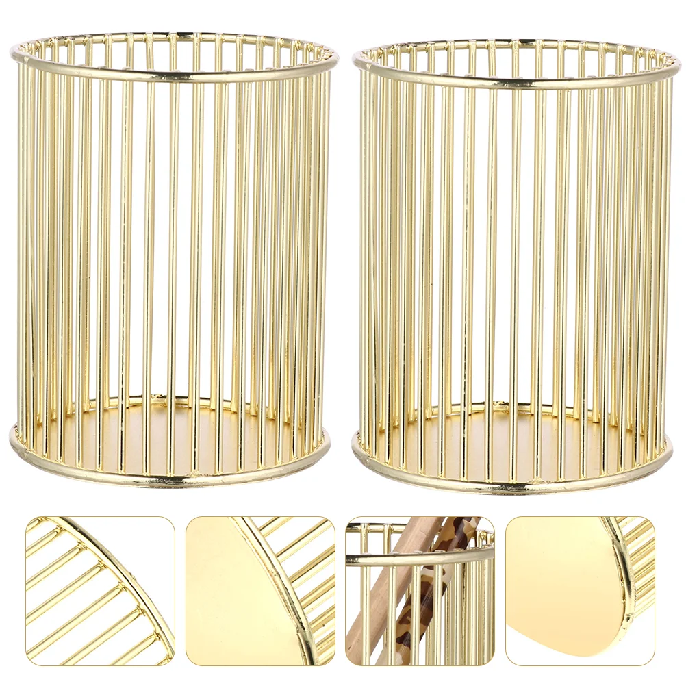 2 Pcs Metal Iron Pen Holder Creative Desktop Stationery ganizer Multifunctional Pencil Pot Lasting Simple
2 Pcs Metal Iron Pen Holder Creative Desktop Stationery ganizer Multifunctional Pencil Pot Lasting Simple