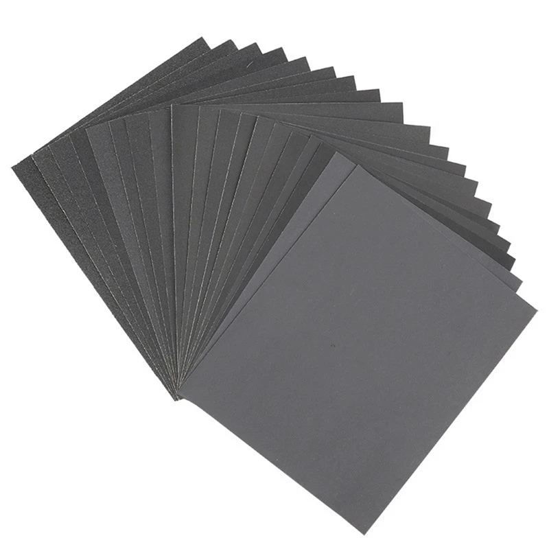 110Pcs Sandpaper 60-2200 Grit Sand Paper Water/Dry Sanding Paper Abrasive Tools 9X11inch (230X280mm)
110Pcs Sandpaper 60-2200 Grit Sand Paper Water/Dry Sanding Paper Abrasive Tools 9X11inch (230X280mm)