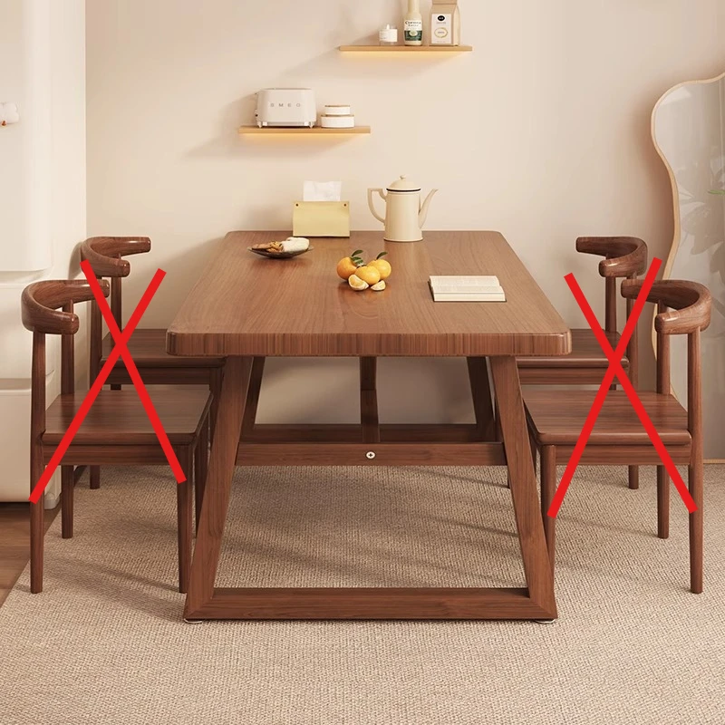 Dining Room Commercial Restaurant Mesa Table Walnut Large Rectangular Family Home Durable Dinning Table Kitchen Table Furniture
Dining Room Commercial Restaurant Mesa Table Walnut Large Rectangular Family Home Durable Dinning Table Kitchen Table Furniture