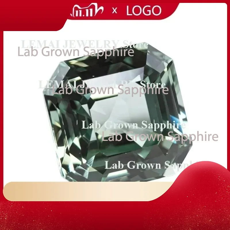 Lab Grown Sapphire Asscher Cut Green Blue Lab Created Sapphire Gemstone for Jewelry Making DIY Charms Pendants Rings Settings
Lab Grown Sapphire Asscher Cut Green Blue Lab Created Sapphire Gemstone for Jewelry Making DIY Charms Pendants Rings Settings