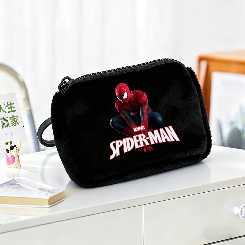 Spidermans Coin Purse for Women Men Plushd Cute Anime Movie Print Portable Wallets Man Key Card Mini Bag Party Birthday Gift
Spidermans Coin Purse for Women Men Plushd Cute Anime Movie Print Portable Wallets Man Key Card Mini Bag Party Birthday Gift