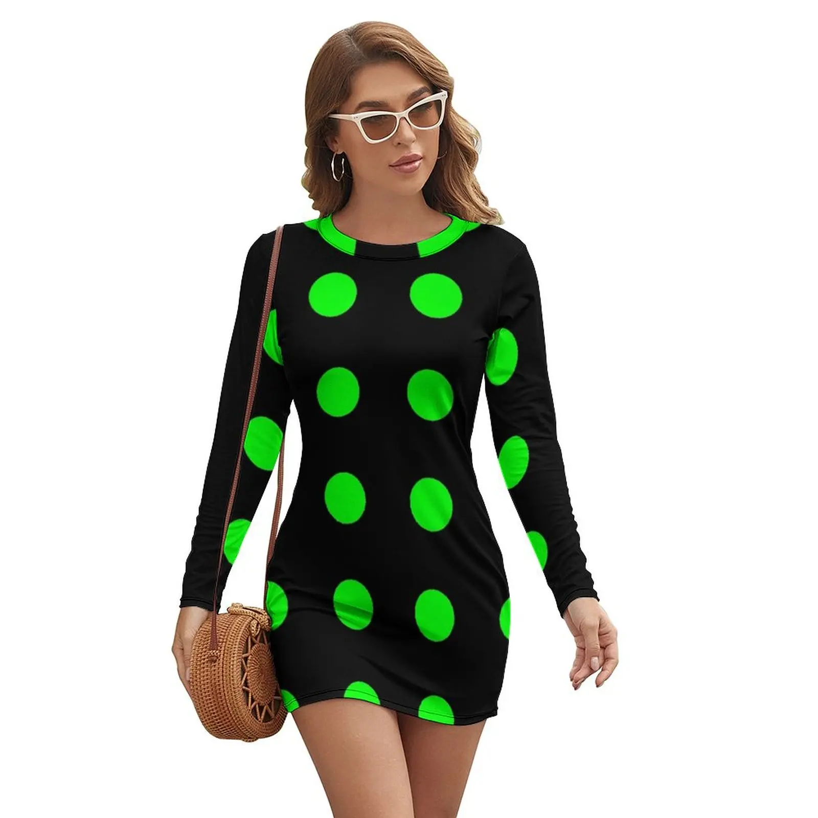 Pattern Chessboard Black And Green Long-sleeved Dress summer dress womens 2024 elegant dresses for women
Pattern Chessboard Black And Green Long-sleeved Dress summer dress womens 2024 elegant dresses for women