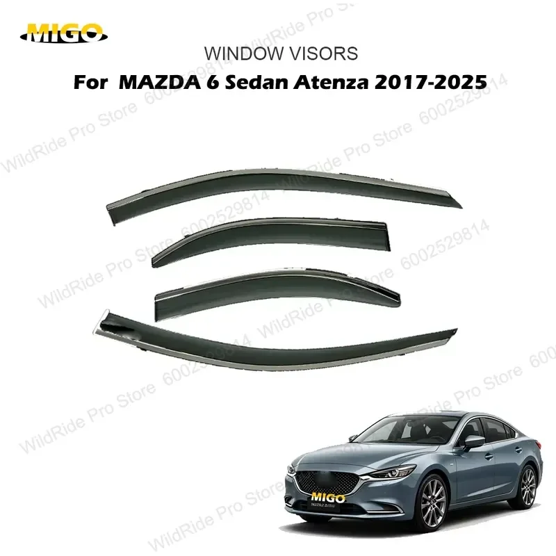 Flexible Thickened PC Window Visors for MAZDA 6 Atenza Sedan 2017-2025 Car Exterior Accessories Door Rain Guard Wind
Flexible Thickened PC Window Visors for MAZDA 6 Atenza Sedan 2017-2025 Car Exterior Accessories Door Rain Guard Wind