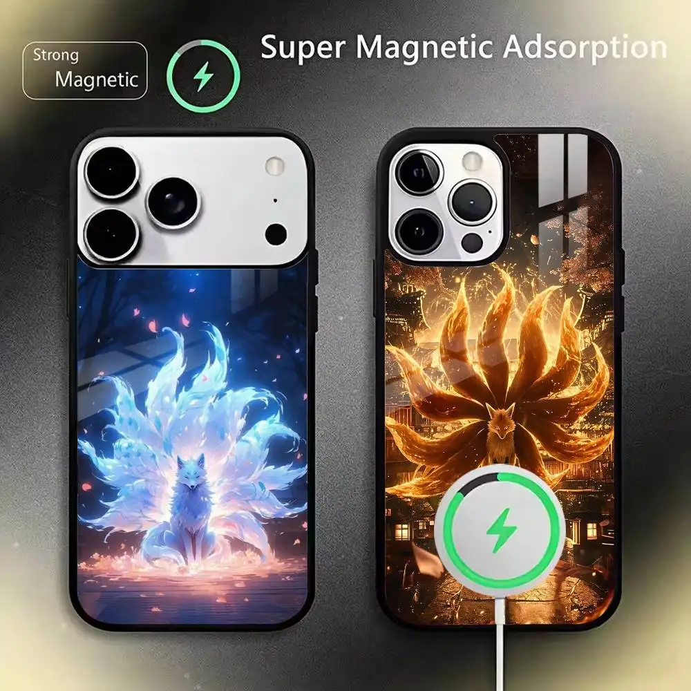 Nine-tailed Spirit Fox Phone Case For IPhone17 16 15 14 13 12 11 Pro Max 16/15/14Plus Wireless Charger Cover Funda
Nine-tailed Spirit Fox Phone Case For IPhone17 16 15 14 13 12 11 Pro Max 16/15/14Plus Wireless Charger Cover Funda