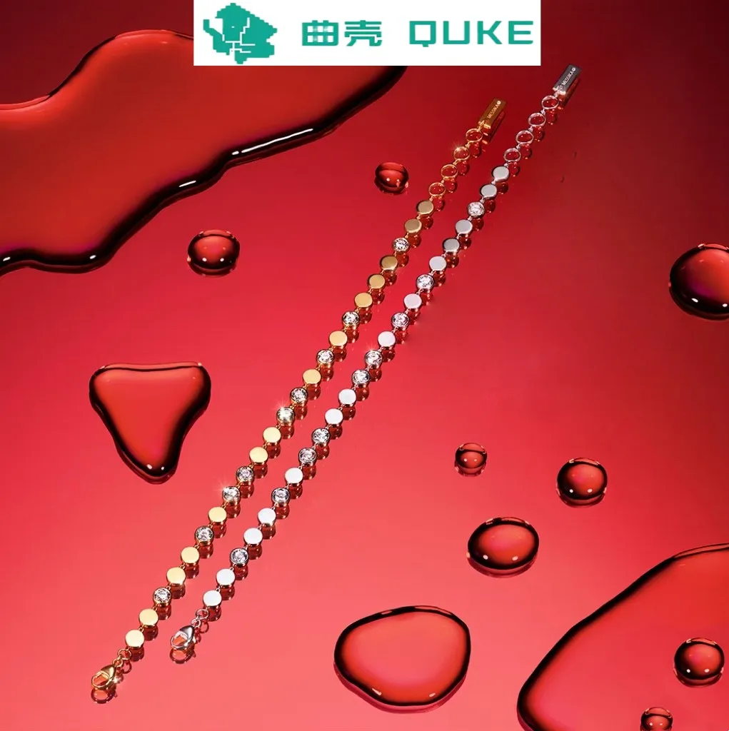 Free ShippingSimple and Elegant S925 Sterling Silver Round Bracelet High Quality Three Diamond Chain Ring for Women
Free ShippingSimple and Elegant S925 Sterling Silver Round Bracelet High Quality Three Diamond Chain Ring for Women