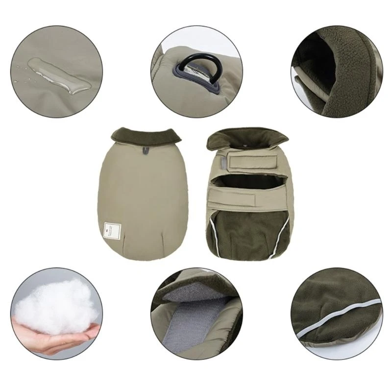 Washable Pet Clothing Outdoor Dog Attire Fashion Plain Dog Outfit Thermals Dog for Winter Warmth and Ease of Wear JOMD
Washable Pet Clothing Outdoor Dog Attire Fashion Plain Dog Outfit Thermals Dog for Winter Warmth and Ease of Wear JOMD