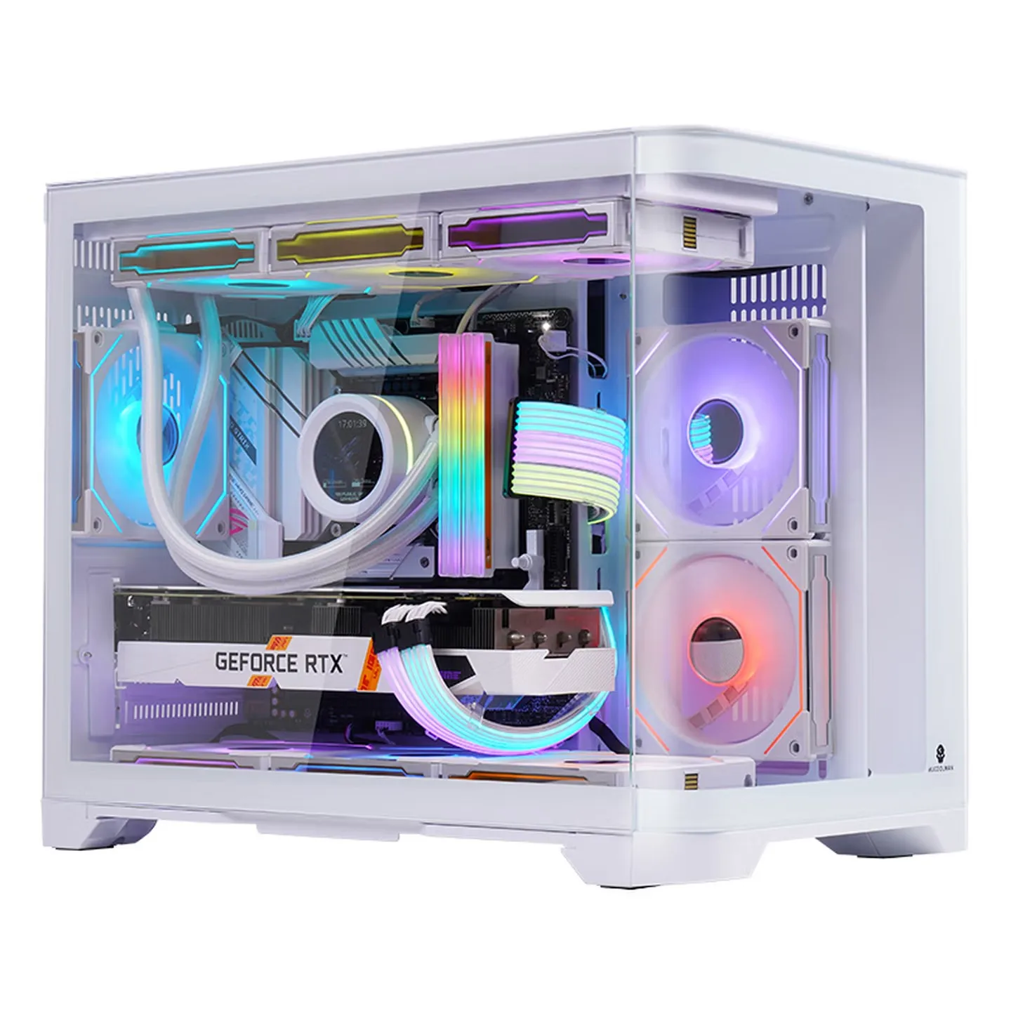 WJCOOLMAN Sky Ceiling Curved Glass Fish Tank Style Ocean View Room Computer Case MATX Motherboard 240/360 Water Cooling
WJCOOLMAN Sky Ceiling Curved Glass Fish Tank Style Ocean View Room Computer Case MATX Motherboard 240/360 Water Cooling