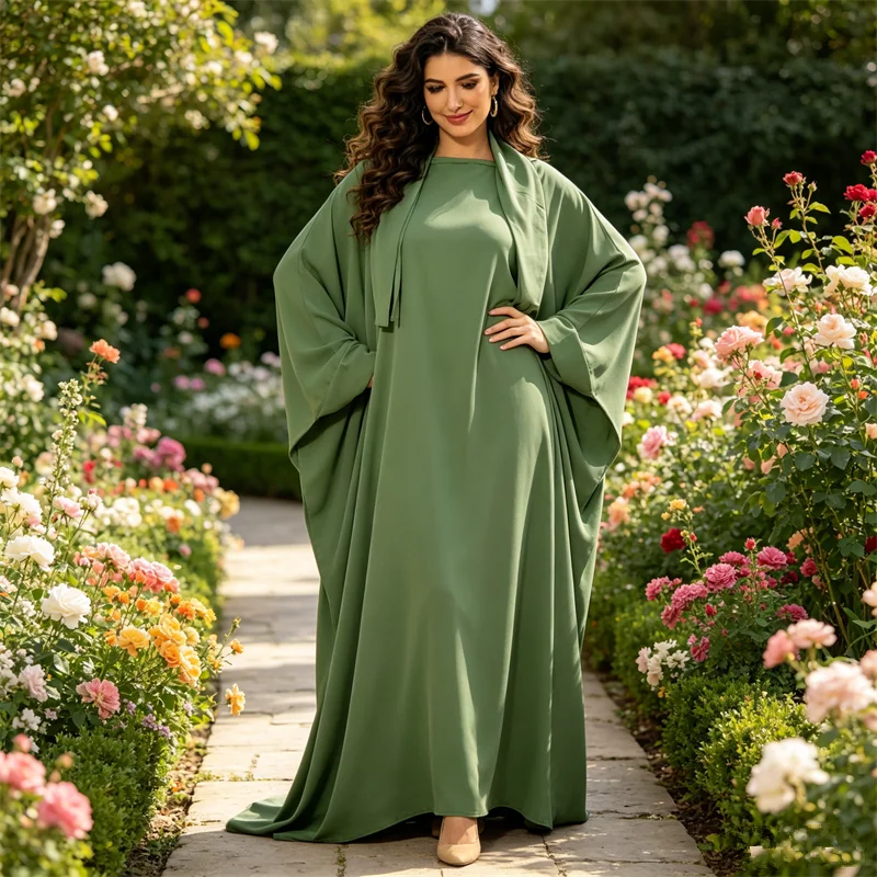 Eid Djellaba Ramadan Muslim Khimar Abaya Women Dress Turkey Kaftan Arab Robe Prayer Garment Islam Clothing Gown Jalabiya Caftan
Eid Djellaba Ramadan Muslim Khimar Abaya Women Dress Turkey Kaftan Arab Robe Prayer Garment Islam Clothing Gown Jalabiya Caftan