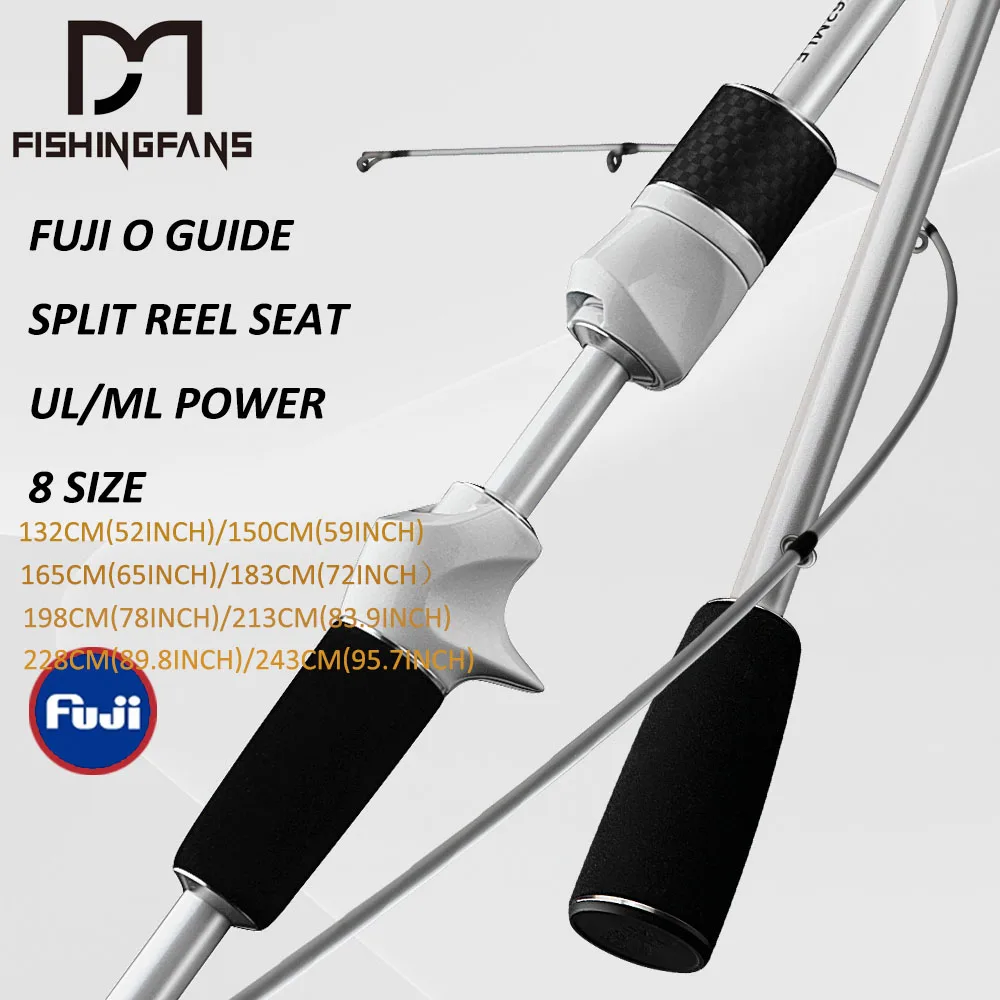 FISHINGFANS ORCA SPLIT REEL SEAT 30T CARBON FUJI O GUIDE 2-8g 6-20g 11KG BIG DRAG UL ML Medium Light POWER FISHING ROD
FISHINGFANS ORCA SPLIT REEL SEAT 30T CARBON FUJI O GUIDE 2-8g 6-20g 11KG BIG DRAG UL ML Medium Light POWER FISHING ROD