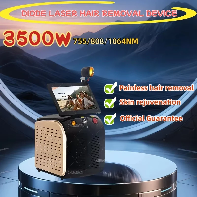 808/755/1064nm Diode Laser Hair Removal Machine Professional 3-Wavelength Permanent for Bikini Salon Home 11
808/755/1064nm Diode Laser Hair Removal Machine Professional 3-Wavelength Permanent for Bikini Salon Home 11