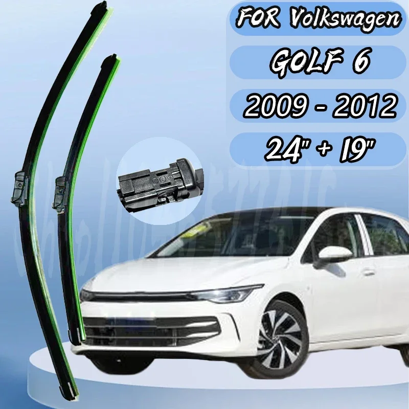 Front Wiper Blades Set For VW GOLF 6 2009-2012 Windshield Windscreen Window Brushes 24"+19" Silent upgrade
Front Wiper Blades Set For VW GOLF 6 2009-2012 Windshield Windscreen Window Brushes 24"+19" Silent upgrade